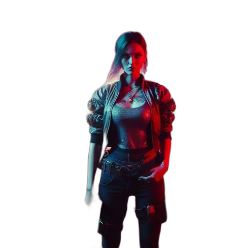 jacket, weapon, sword, staff transparent PNG cut-out