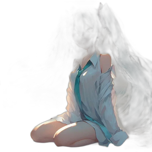 dress, mask, creature, hair transparent PNG cut-out