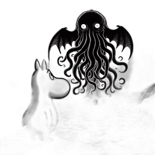 creature, hair, mask, dragon transparent PNG cut-out