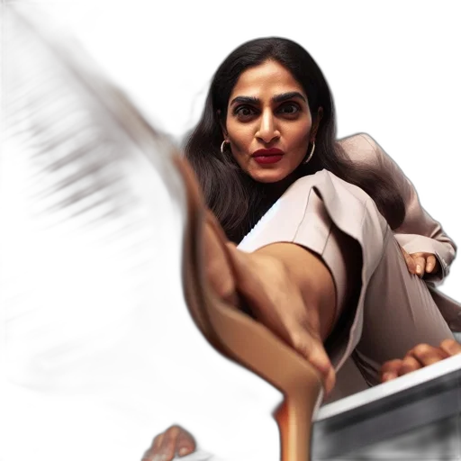 concept art, photorealistic, comic book art, woman transparent PNG cut-out