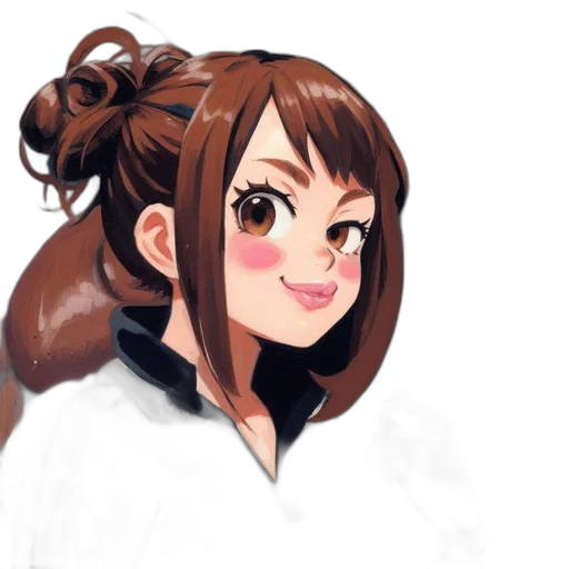 staff, face, hair, anime transparent PNG cut-out