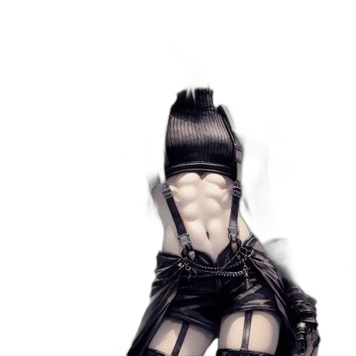 dress, shoes, weapon, mask transparent PNG cut-out