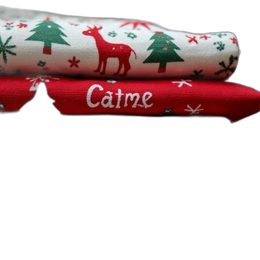 stack, christmas, fabric, text transparent PNG cut-out