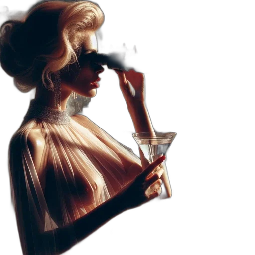 dress, photorealistic, concept art, oil painting transparent PNG cut-out