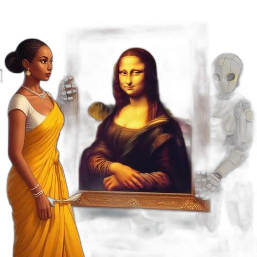 robot, dress, face, mask transparent PNG cut-out