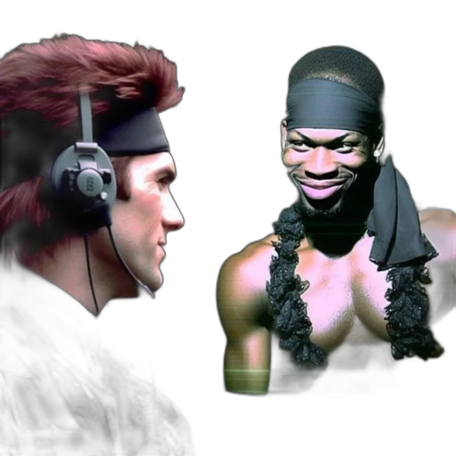 mask, hat, concept art, cyberpunk transparent PNG cut-out