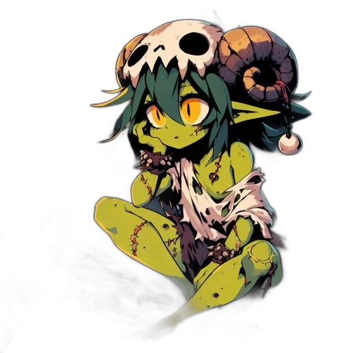 creature, mask, staff, animal transparent PNG cut-out