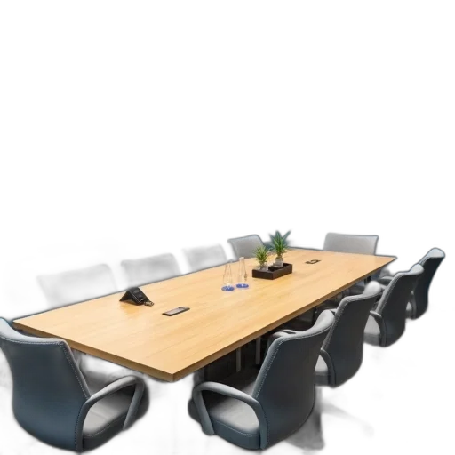 furniture, staff, 3d render, conference transparent PNG cut-out