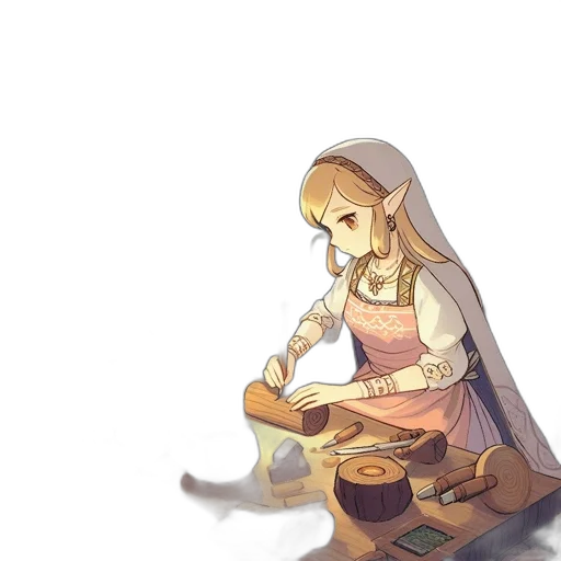 sword, dress, staff, weapon transparent PNG cut-out