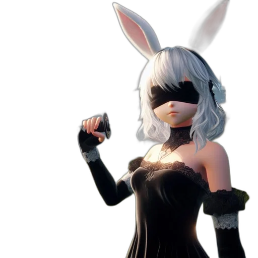 dress, mask, weapon, staff transparent PNG cut-out