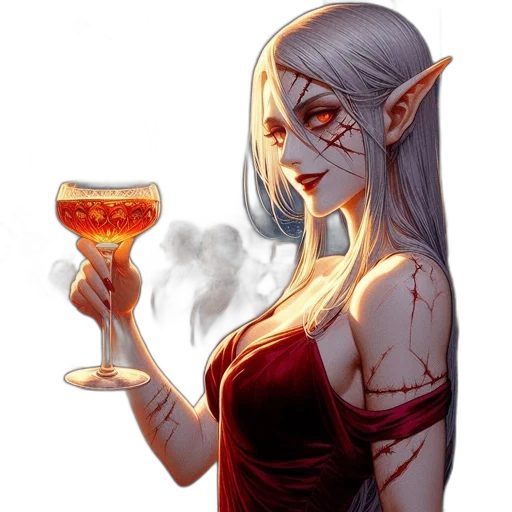 fantasy art, concept art, pixel art, comic book art transparent PNG cut-out