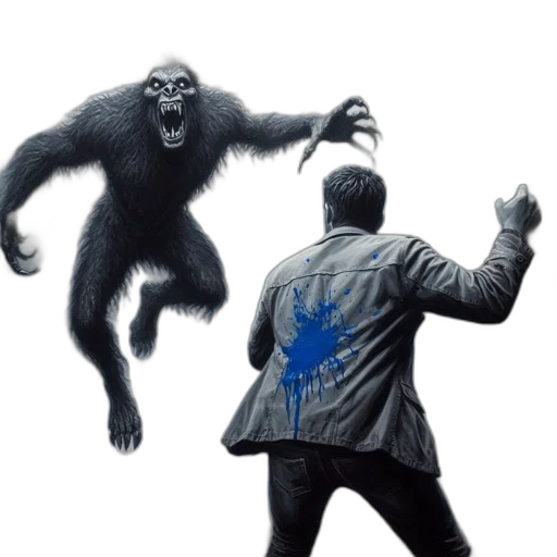 jacket, creature, animal, concept art transparent PNG cut-out