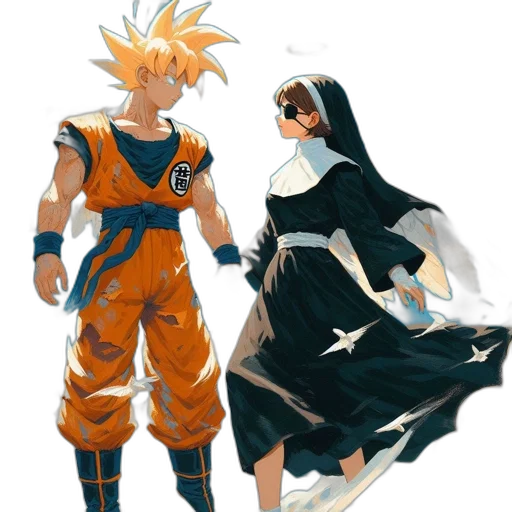 staff, concept art, comic book art, anime transparent PNG cut-out