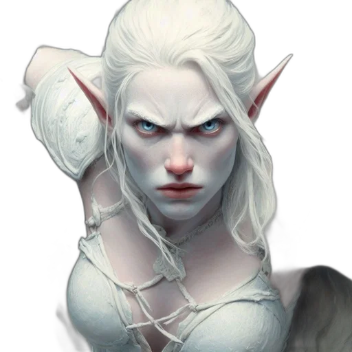 face, dragon, staff, fantasy art transparent PNG cut-out