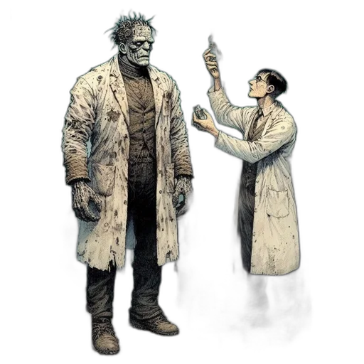 staff, concept art, comic book art, fantasy art transparent PNG cut-out