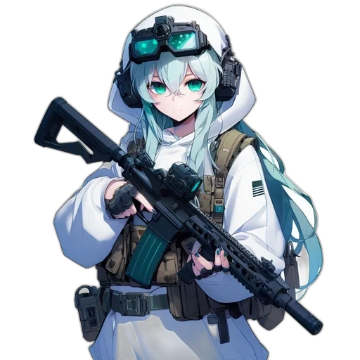 weapon, robot, staff, animal transparent PNG cut-out