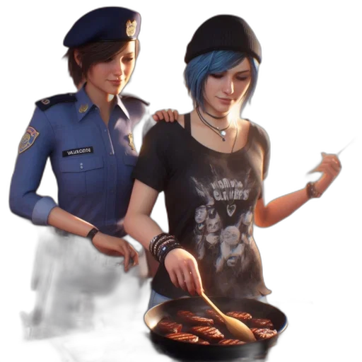 food, staff, concept art, photorealistic transparent PNG cut-out