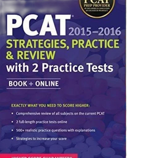 book, cover, pcat, 2015-2016 transparent PNG cut-out