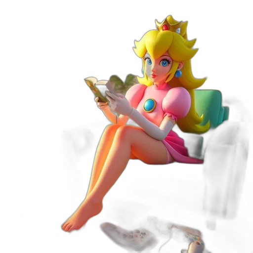 crown, dress, weapon, staff transparent PNG cut-out