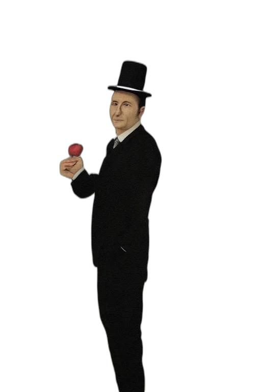 hat, staff, umbrella, robot transparent PNG cut-out