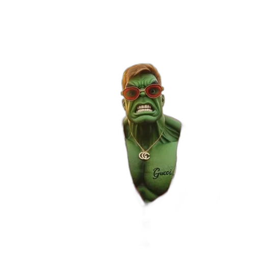 mask, staff, face, creature transparent PNG cut-out