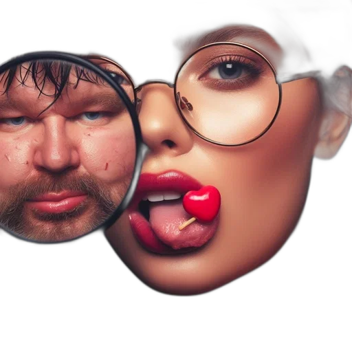 face, mask, hat, photorealistic transparent PNG cut-out
