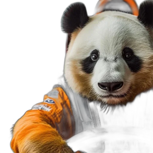animal, creature, panda, orange transparent PNG cut-out