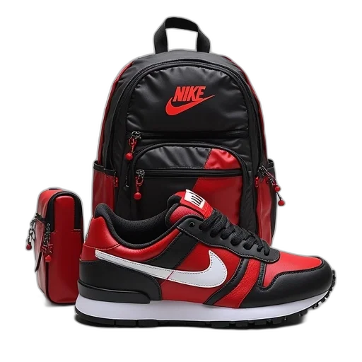shoes, 3d render, photorealistic, red transparent PNG cut-out