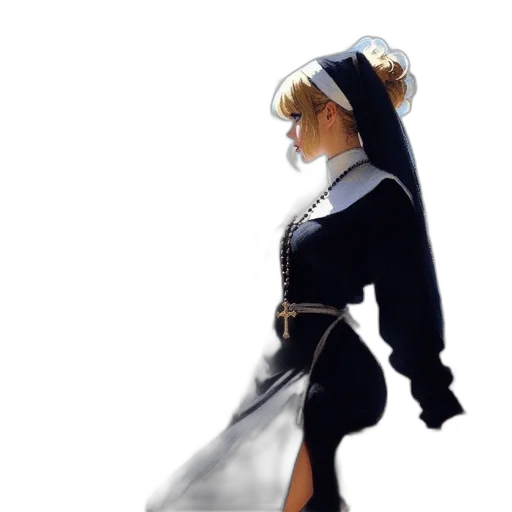 dress, sword, staff, weapon transparent PNG cut-out