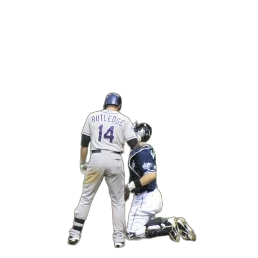 baseball, player, name, rutledge transparent PNG cut-out