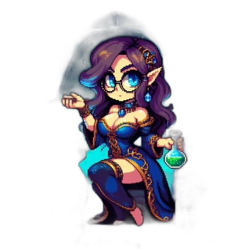 staff, pixel art, fantasy art, concept art transparent PNG cut-out