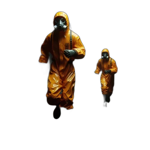 mask, jacket, concept art, pixel art transparent PNG cut-out