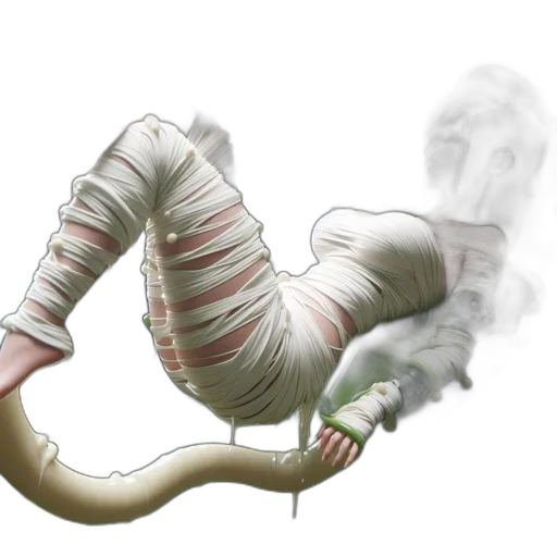 staff, creature, mask, dragon transparent PNG cut-out