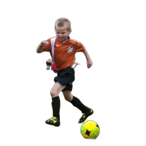 photorealistic, young, boy, orange transparent PNG cut-out