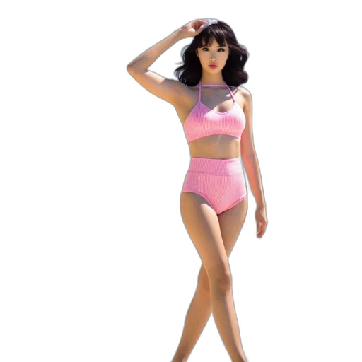 dress, 3d render, concept art, vaporwave transparent PNG cut-out
