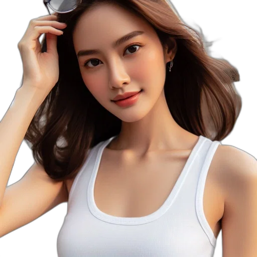 jewelry, face, dress, hair transparent PNG cut-out