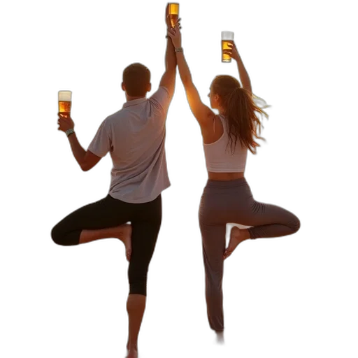 people, pose, picture, their transparent PNG cut-out