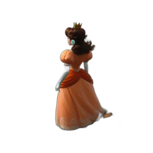 dress, crown, staff, jewelry transparent PNG cut-out