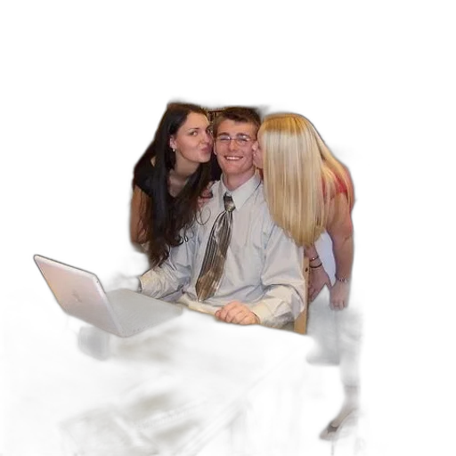 staff, furniture, face, robot transparent PNG cut-out