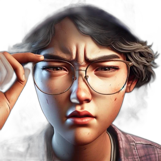 face, photorealistic, 3d render, concept art transparent PNG cut-out