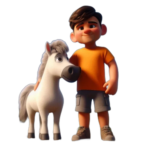 animal, 3d render, concept art, cartoon transparent PNG cut-out