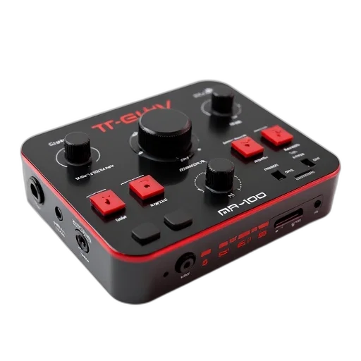 3d render, black, red, electronic transparent PNG cut-out