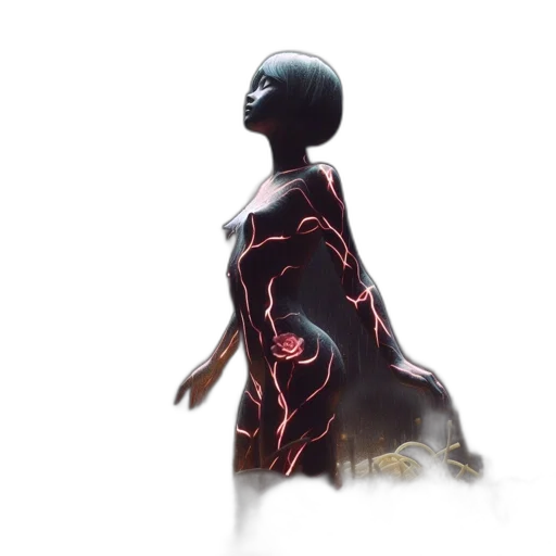 dress, robot, creature, concept art transparent PNG cut-out