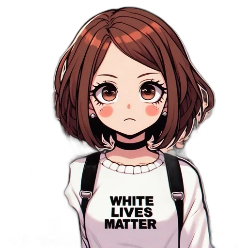 hair, dress, face, creature transparent PNG cut-out