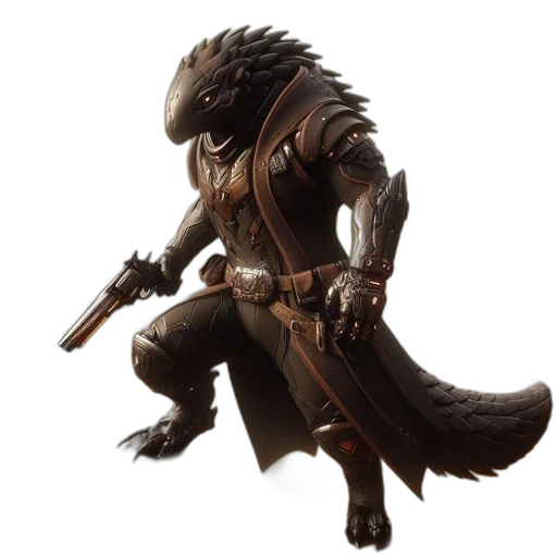 dragon, staff, creature, animal transparent PNG cut-out