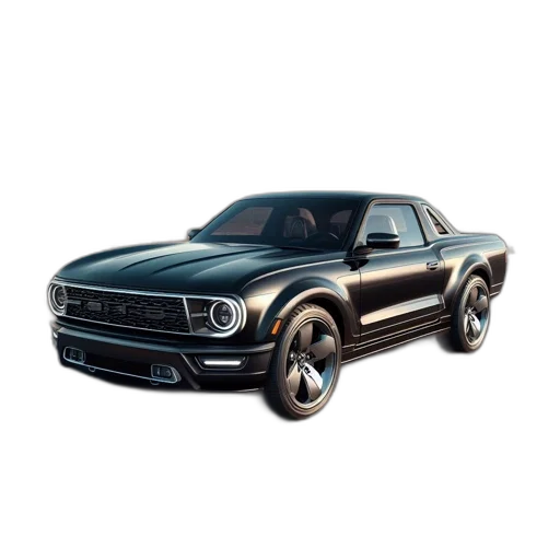 car, photorealistic, 3d render, concept art transparent PNG cut-out