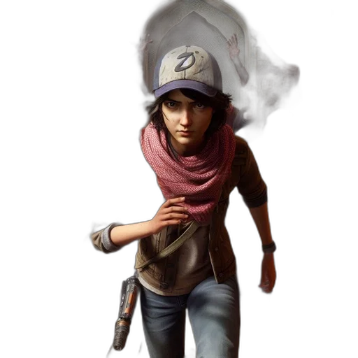 hat, weapon, staff, face transparent PNG cut-out