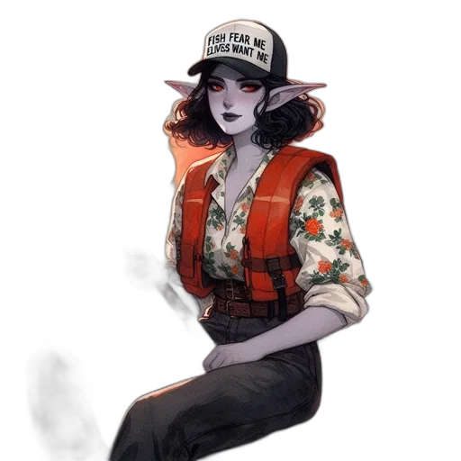 hat, jacket, staff, dress transparent PNG cut-out