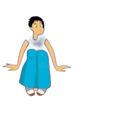 dress, 3d render, cartoon, concept art transparent PNG cut-out
