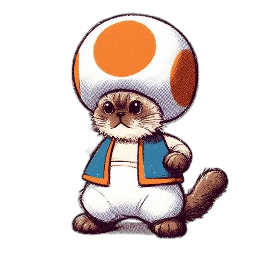 staff, animal, hat, creature transparent PNG cut-out
